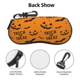 thumbnail image 3 of Bingfone Trick Or Treat Print Sunglasses Case Portable Travel Zipper Eyeglasses Case With Hook, 3 of 6