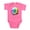 Raspberry, variant on CafePress - Astronaut Space Cat (Digital Rainbow - Cute Infant Bodysuit Baby Romper - Size Newborn - 24 Months