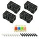 thumbnail image 2 of Paquete de 4 portafusibles de coche Riwesomey Piezas de repuesto universales para fusibles de protección de circuito retardante de llama 100A, 2 of 6