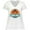 AA-White, variant on Aruba Vacation Sunset Women's Plus Size V-Neck T-Shirt