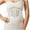 A-White, variant on Womens Faxu Leather Waist Trainer Elastic Waist Shaper Adjustable Side Tie Tummy Waist Trimmer Tummy Control Hourglass Shaper Belt B-Black