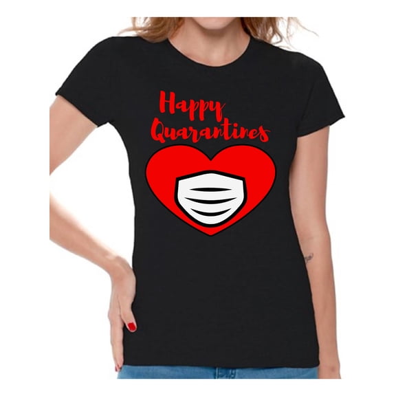 Valentines Day Shirt for Women Funny Heart Valentine 2021 Women Tees Sarcasm Humour Graphic T-Shirt Gifts for Her