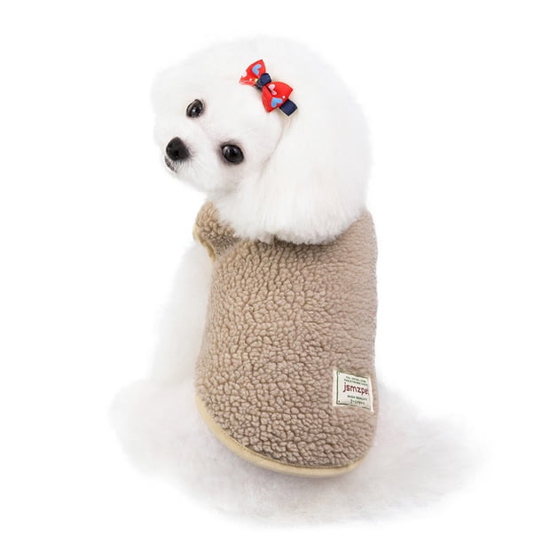 Chaleco de Dos Caras de Invierno onlyliua para mascotas abrigo Disfraces Ropa para perros