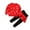 Red, variant on TAGOLD Kids Toddler Casual 2 Piece Outfits Set,Boys Girls Long Sleeve Winter Sets,Girl's Long Sleeved Heart-shaped Printed With Elastic Waist And Heart-shaped Skirt And Pants Set,1 Years