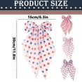 thumbnail image 3 of Independence Day Patriotic Bow Hair Clip With Star Soft Tulle, Lightweight Red White Blue Star Tulle Hair Bow, 4Th Of July Hair Accessory For Women, Summer Party, Family Gathering & Patriotic Decor, 3 of 4