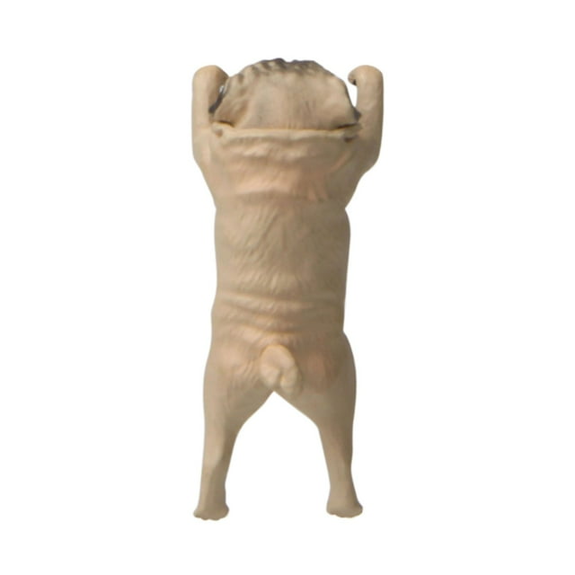 AKEGAMN Clearance! Realistic Pug Dog Figurine Hanging On Cup Rim DIY Garden Accessory Realistic Pug Dog Figurine Hanging On Cup Rim DIY Garden AccessoryFeatures:Home & Garden Yard, Garden &