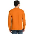thumbnail image 4 of High Visibility Safety T-Shirt | Gildan Long Sleeve Shirts, Safety Orange Tee | Pack 6, Size-S, 4 of 6