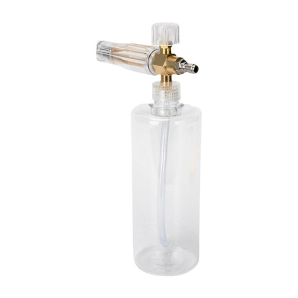 Pulverizador a presión, generador de espuma limpiadora, boquilla ajustable manual, lanza de espuma para nieve, pulverizador de agua para césped,
