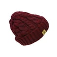 thumbnail image 3 of Basico Unisex Adult Warm Chunky Soft Stretch Cable Knit Beanie Cap Hat, 3 of 5