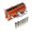 Standard oranges, variant on Furniture Assembly Drill Locator Metal Guide Bushing Block with Manual Clamp Support for Woodworking Positioning Jobs