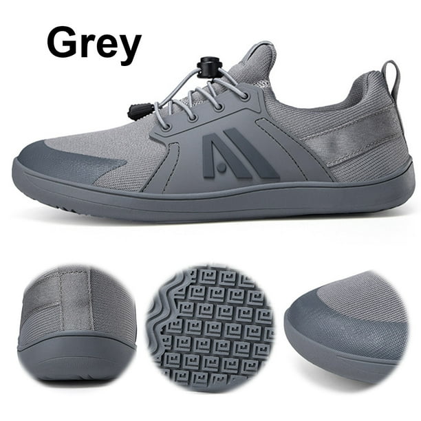Zapatos para Correr Por Senderos Calzado Caminatas Descalzos Hombres Con Puntera Ancha Sin Cordones Entrenamiento Al Aire Libre