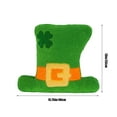 thumbnail image 3 of Kayannuo 15.75x13in St. Patrick's Day Hat Pillow Green Hat Shape Cushion Irish Festival Decorative Pillow For Home Bedroom Sofa Decoration Home Decor, 3 of 9