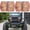 Orange, variant on Beast Eyes Headlight Decals Pair, Eyes Decal for Jeep YJ XJ Square Headlight Decal and Vehicles Featuring 5 x 7-inch Square Headlights,3D Stereo Eyes Headlight Decal Stickers(Purple)