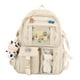 thumbnail image 3 of Linda mochila para mujer, mochila escolar, bolsa de trabajo de viaje, portátil informal, resistente al agua, regalo para mujer, mochilas blanco Salvador lindas mochilas, 3 of 8
