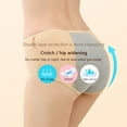 thumbnail image 3 of 6-Pack Womens Hipster Period Underwear Cotton Postpartum Menstrual Panties Leakproof Briefs M-2XL, 3 of 11