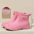thumbnail image 6 of Safufu Fashionable Women's Rain Shoes Summer Short Ankle Boots Casual Footwear For Everyday Use comfortable for all seasonPink, 6 of 8