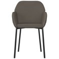 thumbnail image 3 of vidaXL Dining Chairs 2 pcs Dark Grey Velvet, 3 of 5