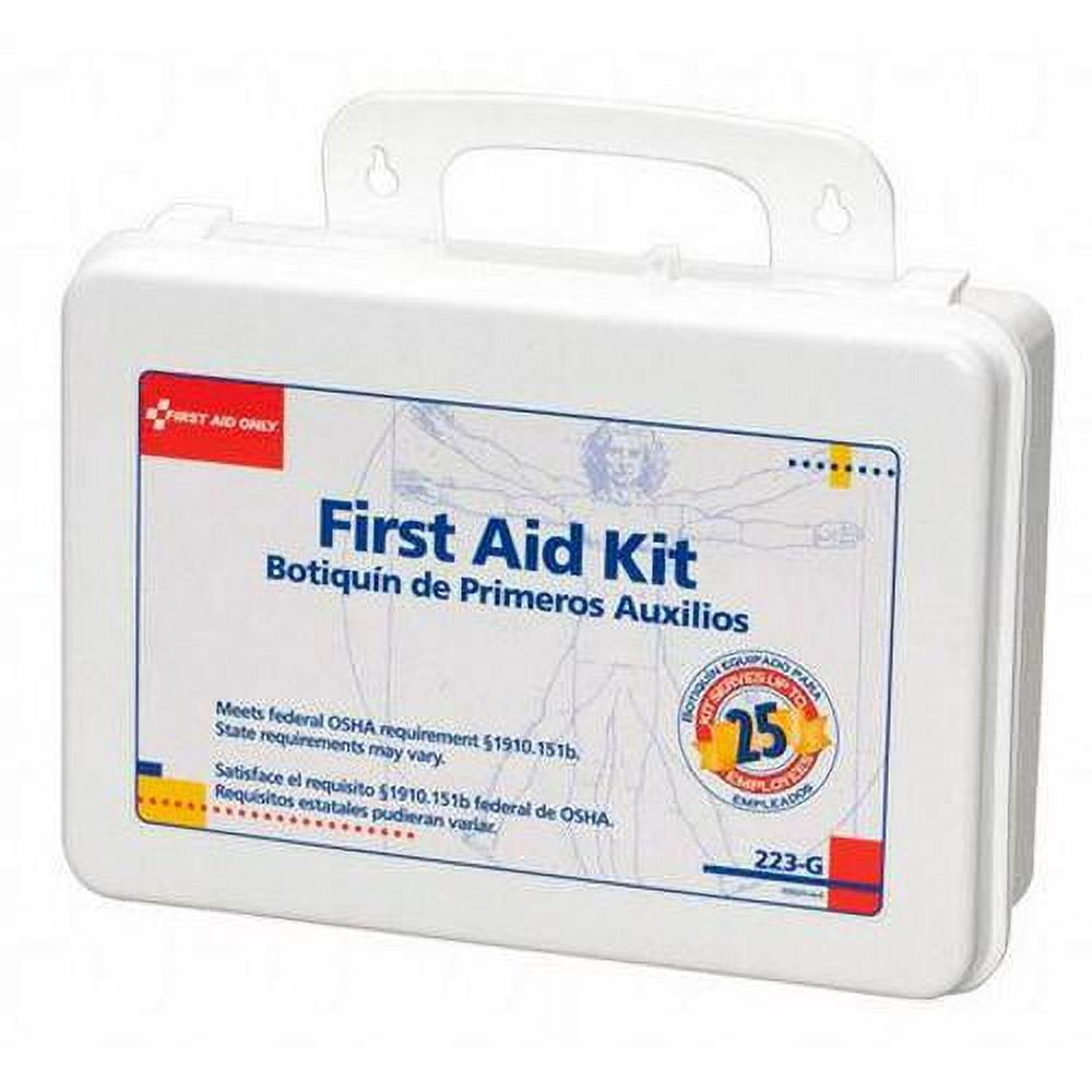 Bulk First Aid kit, Plastic, 25 Person