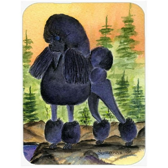 Carolines Treasures SS8196BLCB Poodle Glass Cutting Board Large, 12H x 16W, multicolor