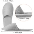 thumbnail image 3 of Zapatillas desechables Geyoga para huéspedes Bulk House, 24 pares, 3 of 7