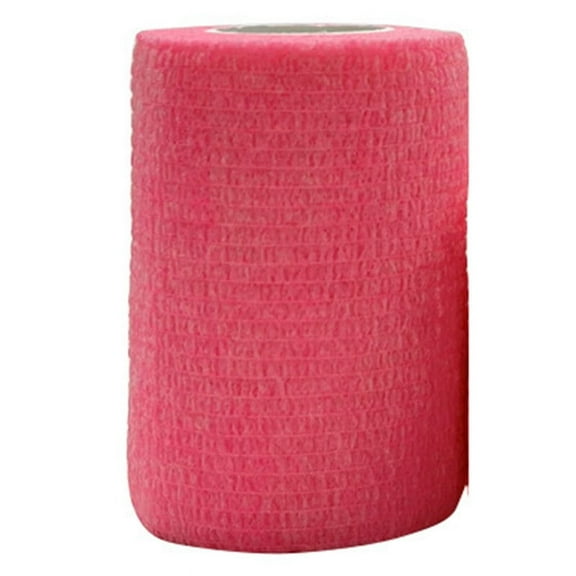 Pink Sport Self Adhesive Elastic Bandage Wrap Tape for Knee Support Pads Finger Ankle Palm