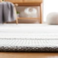 thumbnail image 6 of SAFAVIEH Kilim Adam Striped Polyester Area Rug, Ivory/Grey, 8' x 10', 6 of 10