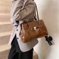 thumbnail image 3 of Bolso Colgajo Versátil Hombro Casual para Mujeres Gran Capacidad Pup Cuero Compras, 3 of 9