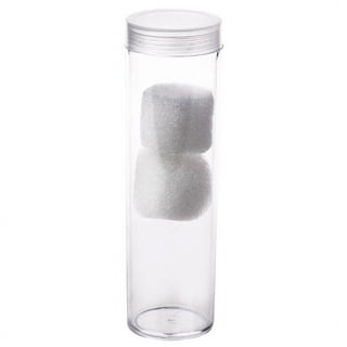 Plastic tubes with caps 30pcs Transparent Clear Plastic Empty Storage Tubes  Beads Container Sequins Containers
