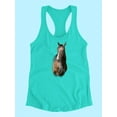 thumbnail image 3 of Portrait Of A Horse. Racerback Tank Women -SPIdeals Designs, Female Small, 3 of 4
