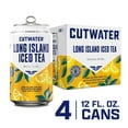 thumbnail image 3 of Cutwater Spirits Long Island Iced Tea, 4 pack 12 fl oz Aluminum Cans, 13% ABV, 3 of 12