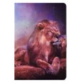 thumbnail image 2 of SaniMore for HD 10 & HD 10 Plus Tablet (11th Generation, 2021 Release) Case, PU Leather Wallet Flip Case Auto Wake/Sleep Card Slots Multiple Viewing Angles Full Wrap Protective Fashion Case, Lion, 2 of 7