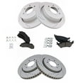 thumbnail image 2 of TRQ Front and Rear Performance Brake Pad & Rotor Kit Brake Pads Brake Rotors Set Ceramic Premium G-Coated Fits Select 2012-2017 Ford F-150, 2 of 8