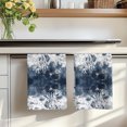 thumbnail image 7 of Nautical Coastal Kitchen Towels Set of 1, Vintage Ocean Coral Starfish Shells Navy Blue Absorbent Dish Towels for Kitchen, Microfiber Hand Towel, Quick Drying Tea Towel for Cleaning Dishcloths, 7 of 7