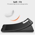 thumbnail image 3 of For OnePlus 8T MOFI Carbon Fiber Soft TPU Case, 3 of 5
