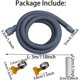 thumbnail image 4 of Universal Drain Hose,Washing Machine Drain Hose,3M Universal Drain Hose,Dishwasher Hose Extension,Hose Drain Hose Extension, 4 of 5