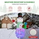 thumbnail image 5 of Muñeco de nieve inflable de Navidad BrdJade de 3,7 m con luces LED, 5 of 8