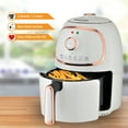 thumbnail image 2 of Brentwood 2-Qt. 1,200-Watt Electric Air Fryer with Timer and Temperature Control, White, 2 of 6