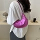 thumbnail image 5 of Bolso de mano para mujer, Bolso de hombro de cuero PU, Bolso de mano elegante, Bolso de mano brillantes (rosa roja), 5 of 7