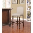 thumbnail image 2 of Linon Willow Bar Stool, Brown, 30.5 inch Seat Height, 2 of 2