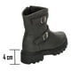 thumbnail image 3 of Bota Mujer Jr. Jakuna Negro Doble Hebilla Zipper Para Dama negro 23.5 MX, 3 of 10