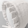 thumbnail image 6 of TFEOQRY Toddler Baby Bonnet Hat Ruffled Edge Breathable Cotton Adjustable Strap UV Protection Summer Sun Hat, 6 of 6