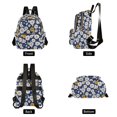 thumbnail image 4 of FORMRS Mini Backpack Purse for Women Quilted Travel Daypack Casual Shoulder Bag, Retro Daisy Pattern, 4 of 7