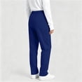 thumbnail image 6 of Utoimkio Women's Scrub Pants Elastic Drawstring Waist Straight Leg Trousers with Side Cargo Pocket Stretch Fabric for Medical Nurse Uniform, 6 of 6