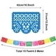 thumbnail image 4 of Banner Decoraciones de fiesta mexicana Areampers de diseño hueco de interior de plástico al aire libre Ornamento colgante Muros reutilizables Árboles Playroom MS03 Día de los muertos Inevent HA047925-03, 4 of 7