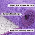 thumbnail image 3 of Arogan Modern Soft Fluffy Carpet for Living Room, Bedroom and Children's Room, Purple, 4'x6 '., 3 of 7