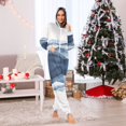 thumbnail image 7 of FORMRS Onesies Pajama for Adults Unisex Hoodie Winter Jumpsuit One Piece Sleepwear, Sizes S-2XL, Watercolor Mountains, 7 of 7