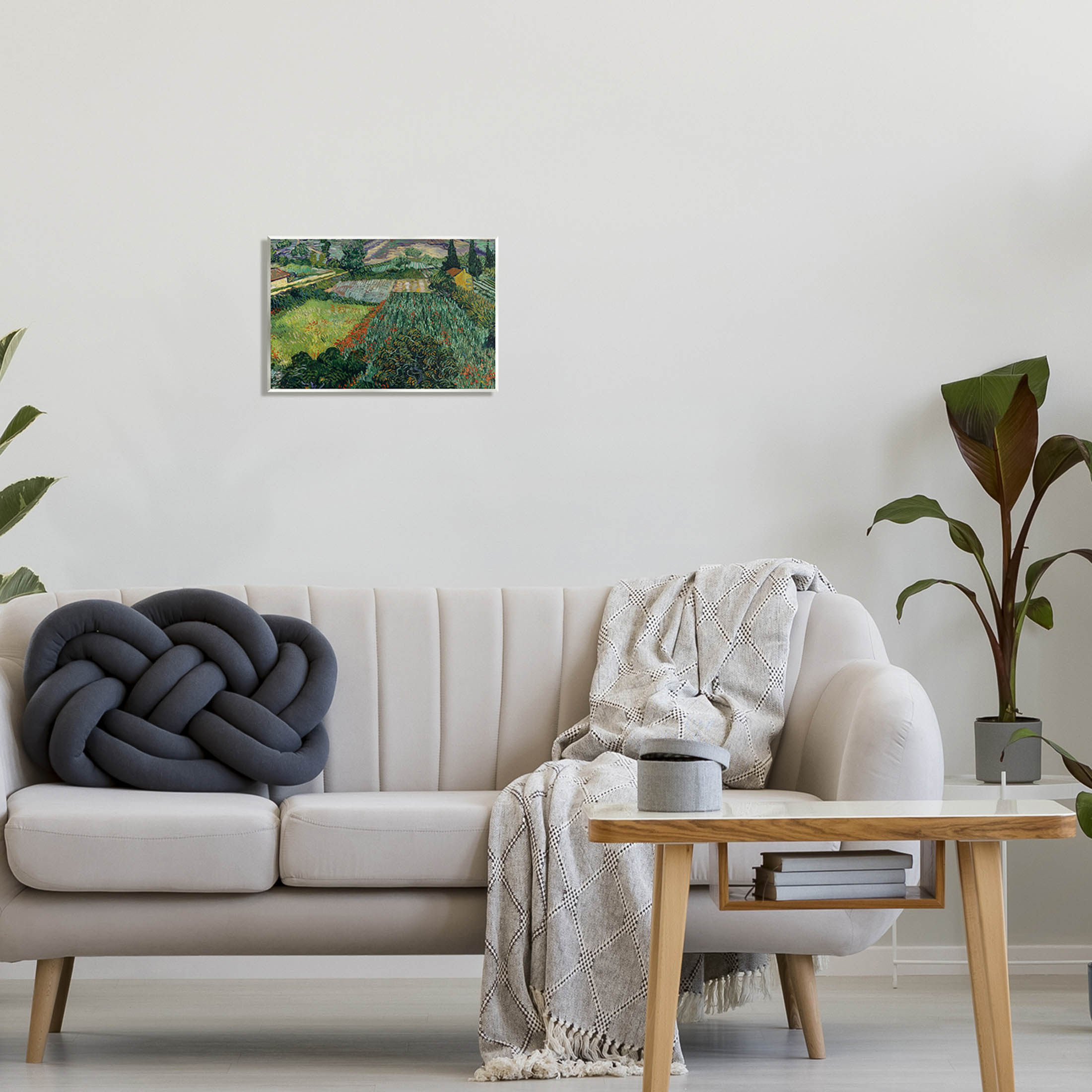 Field With Poppies Van Gogh Rural Scenery Landscape Painting Unframed Art Print Wall Art