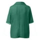 thumbnail image 5 of Vestidos Casuales Para Mujer, Blusas De Mujer De Moda Blusa informal de manga corta con solapa y cuello halter para mujer, color liso, con mangas 3/4, 5 of 5