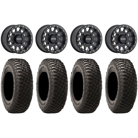 Method 401 Bdlk 15 Wheels Bk 4+3 35 BFG KM3 Tires Can-Am Commander Maverick Renegade Outlander Defender Method 401 Bdlk 15 Wheels Bk 4+3 35 BFG KM3 Tires Can-Am Commander Maverick Renegade Outlander Defender