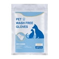 thumbnail image 2 of Pet Disposable Cleaning Gloves - No-Wash Bath Massage Gloves for Cats & Dogs, Waterproof Pet Grooming Supplies, Gentle Cleaning Gloves to Remove Dirt & Odor from Pets, 5.5*7.9in, 2 of 9